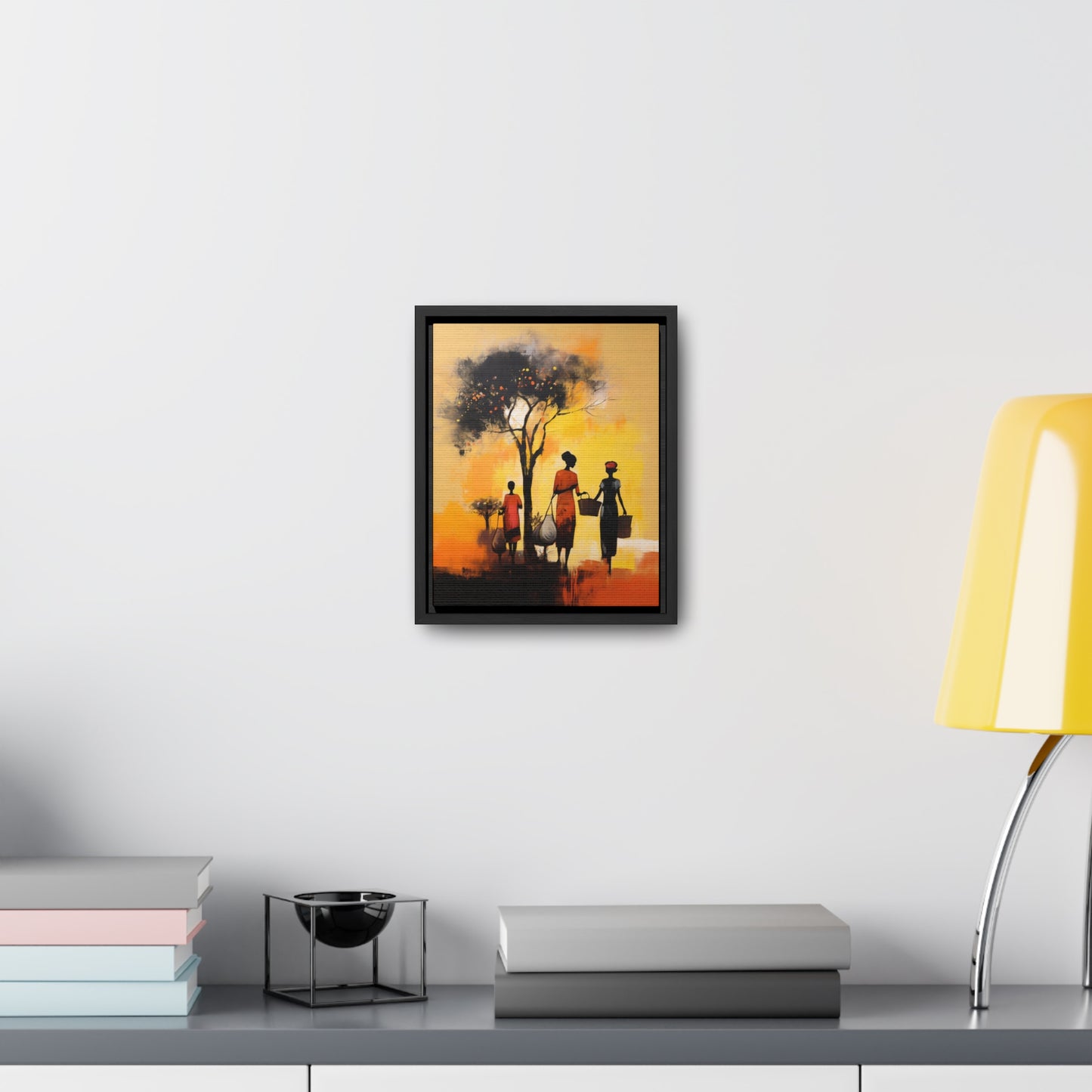 Baskets of Bond and Grace - Framed Canvas Wall Art