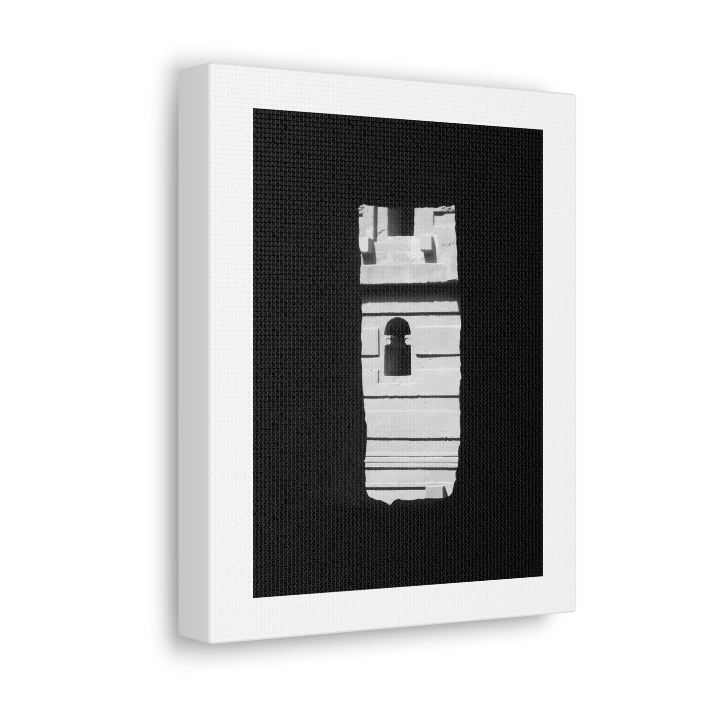 Sacred Portal - Canvas Photography b&w
