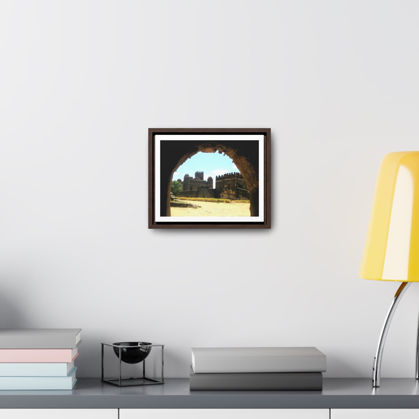 Through the Lion's Jaws - Framed Canvas Photography