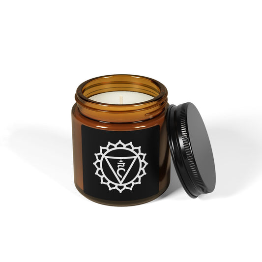 Throat Chakra Candle Jar
