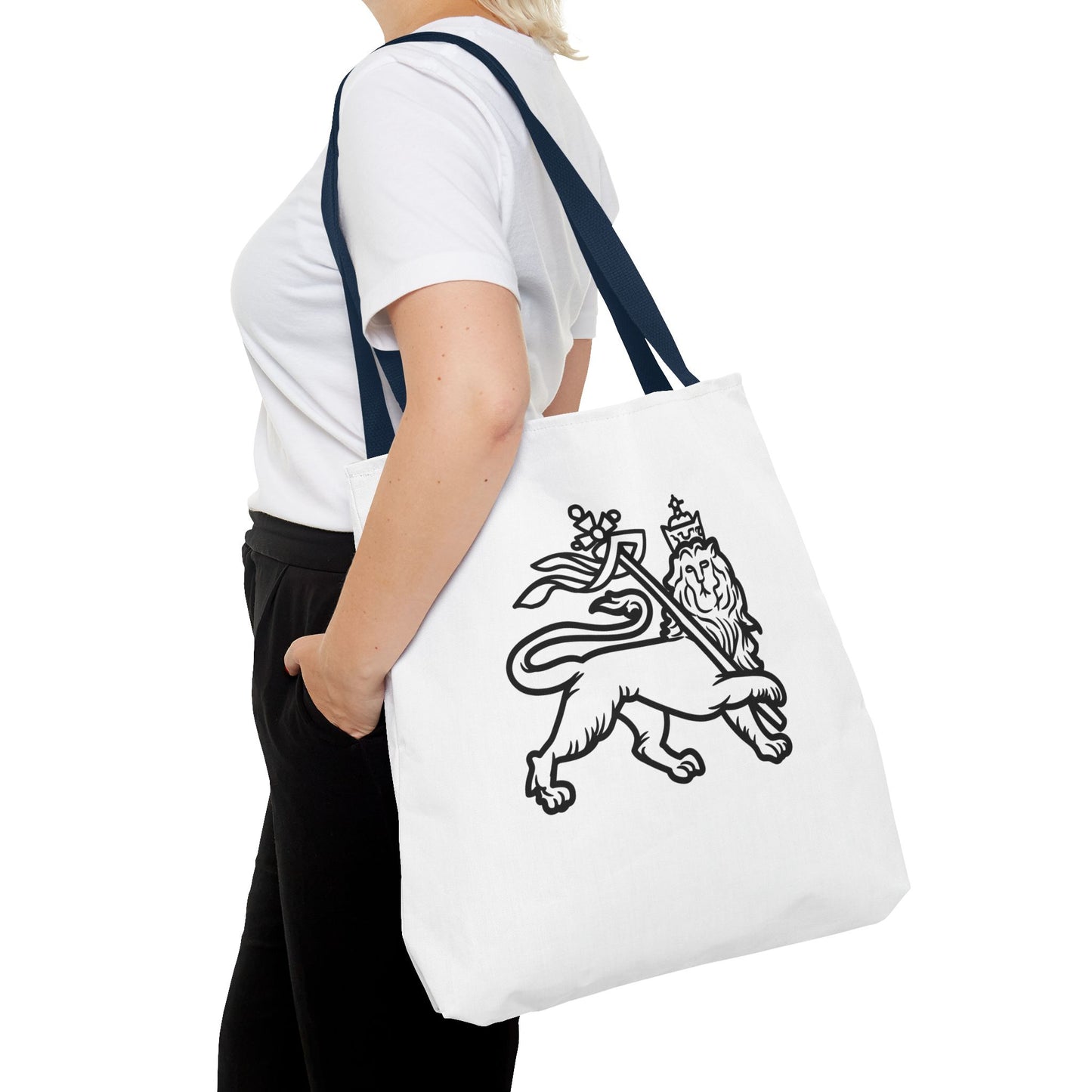 Shield & Lion of Judah Heartware Symbols Tote Bag