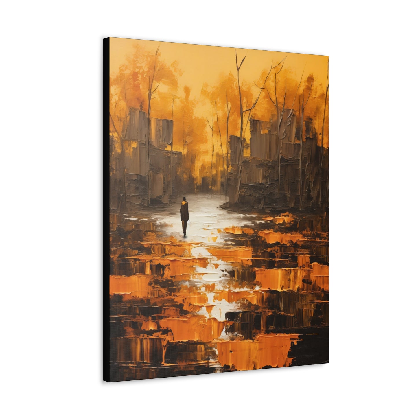 Solitude's Wisdom - Canvas Wall Art
