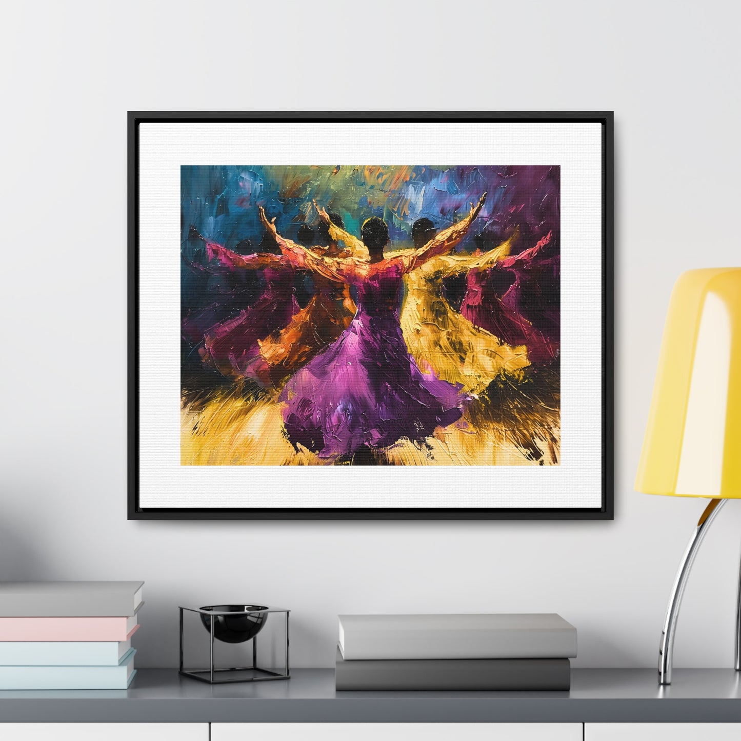 Hearts Wide and Lifted - Framed Canvas Wall Art