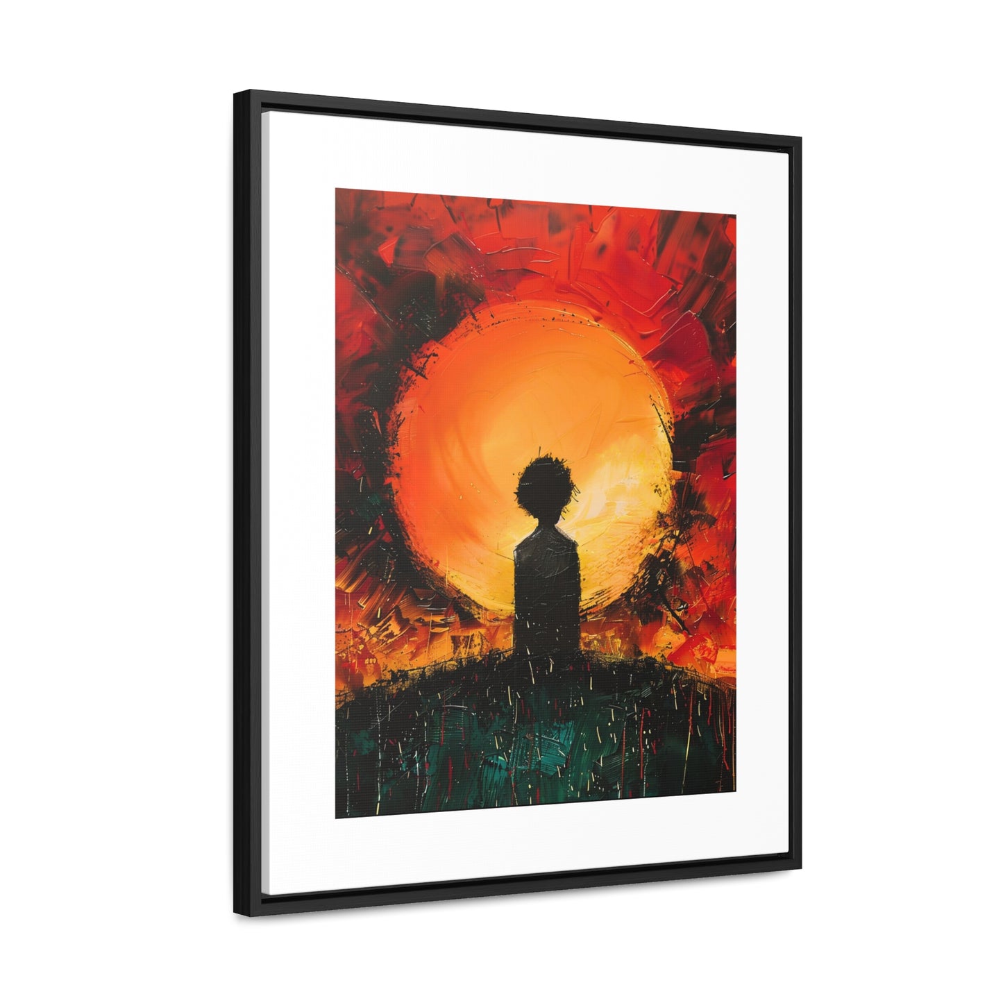 A Dawn of Promise - Framed Canvas Wall Art