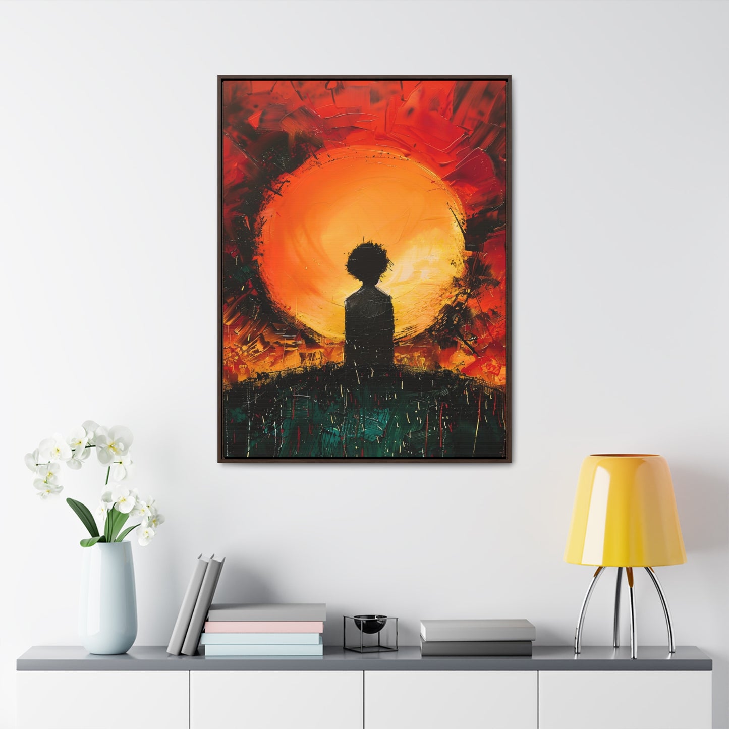 A Dawn of Promise - Framed Canvas Wall Art