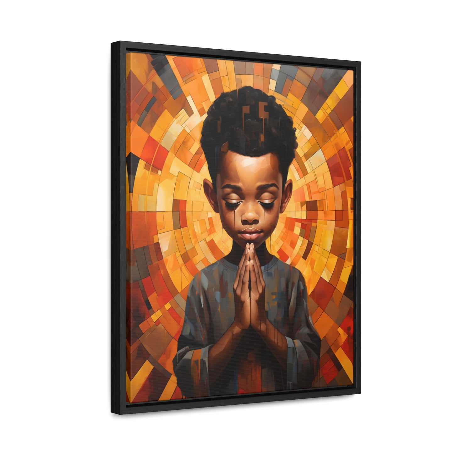 Radiance of Grace - Framed Canvas Wall Art