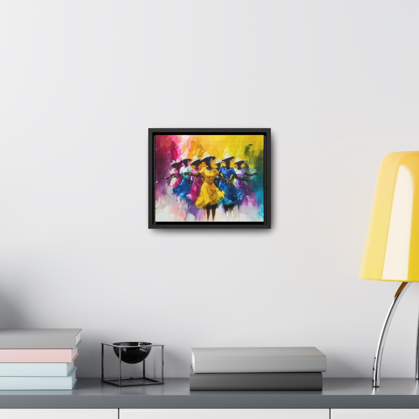 Rhythms of Joy - Framed Canvas Wall Art