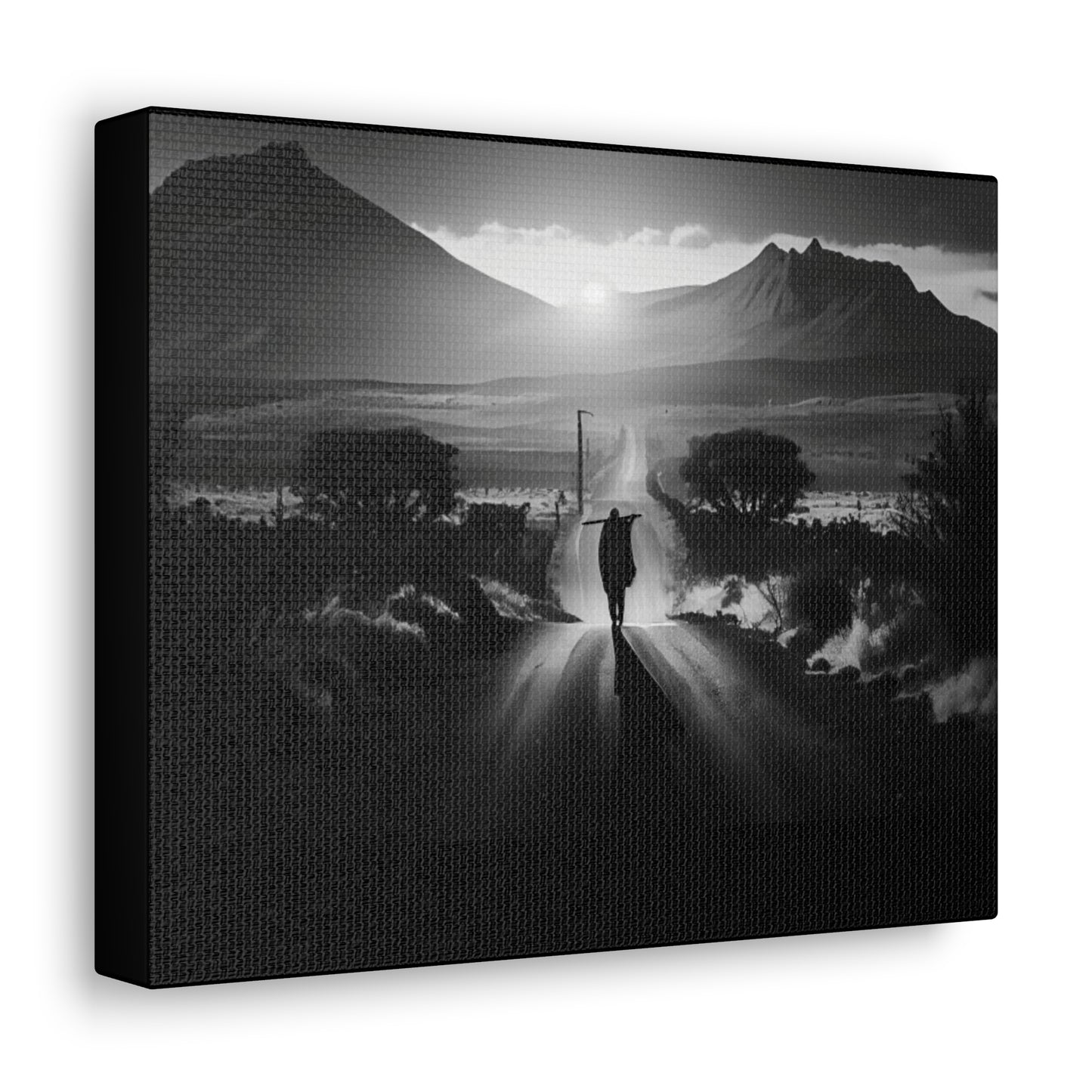 Not without purpose - Canvas b&w Wall Art