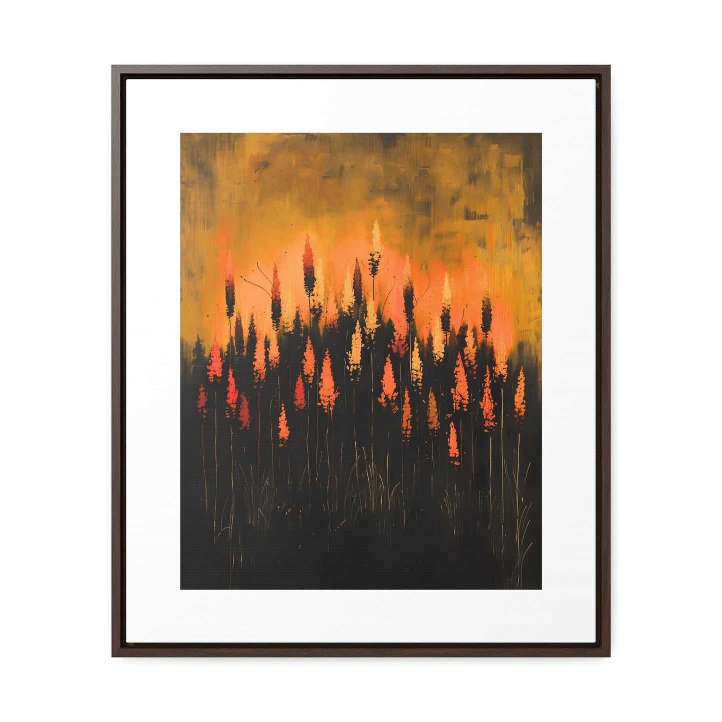 The Calm Before the Bloom - Framed Canvas Wall Art