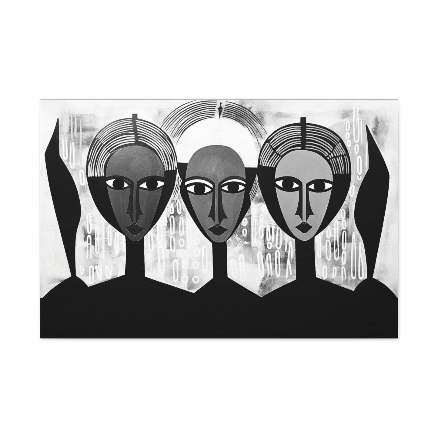 Guardian Angels - Canvas b&w Wall Art