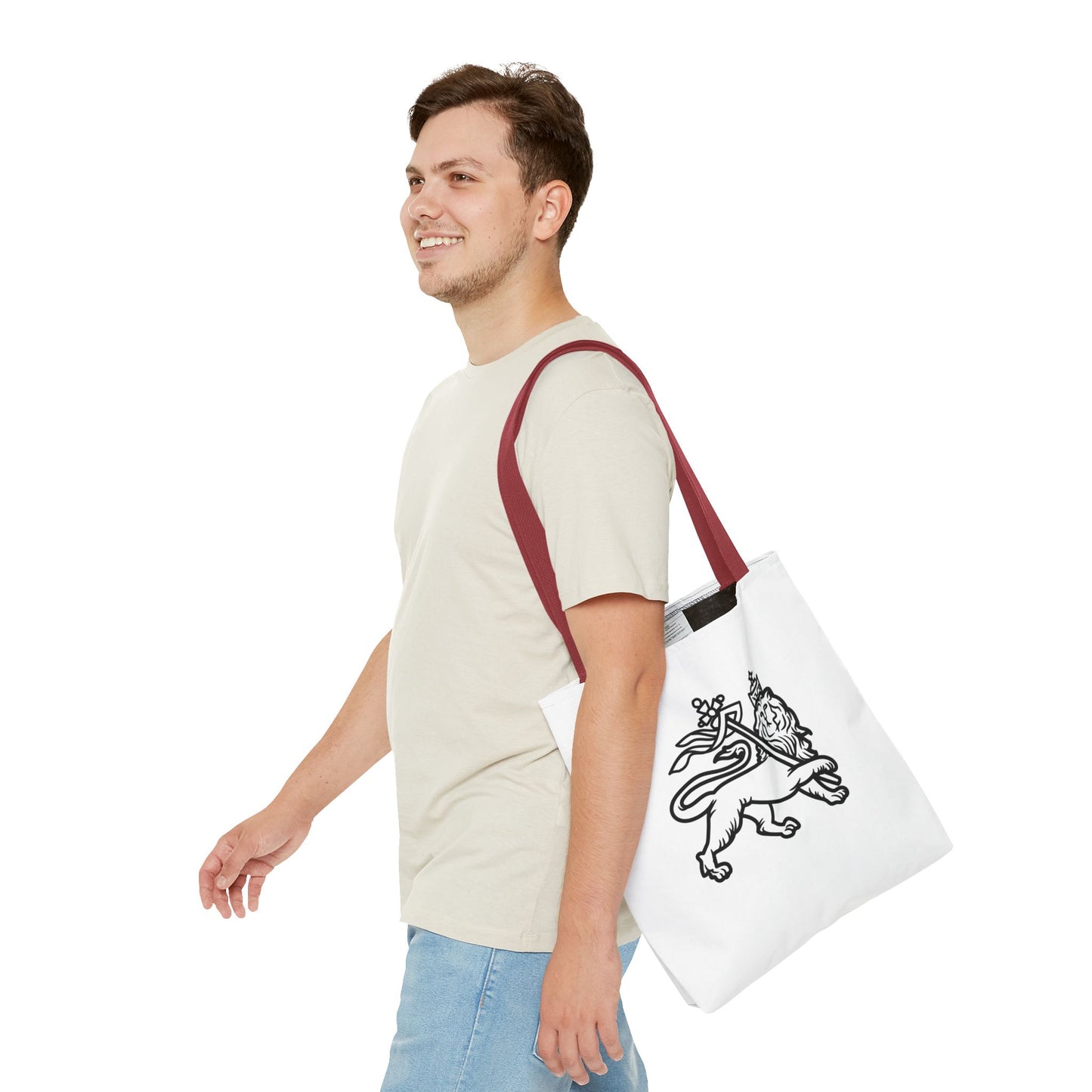 Shield & Lion of Judah Heartware Symbols Tote Bag