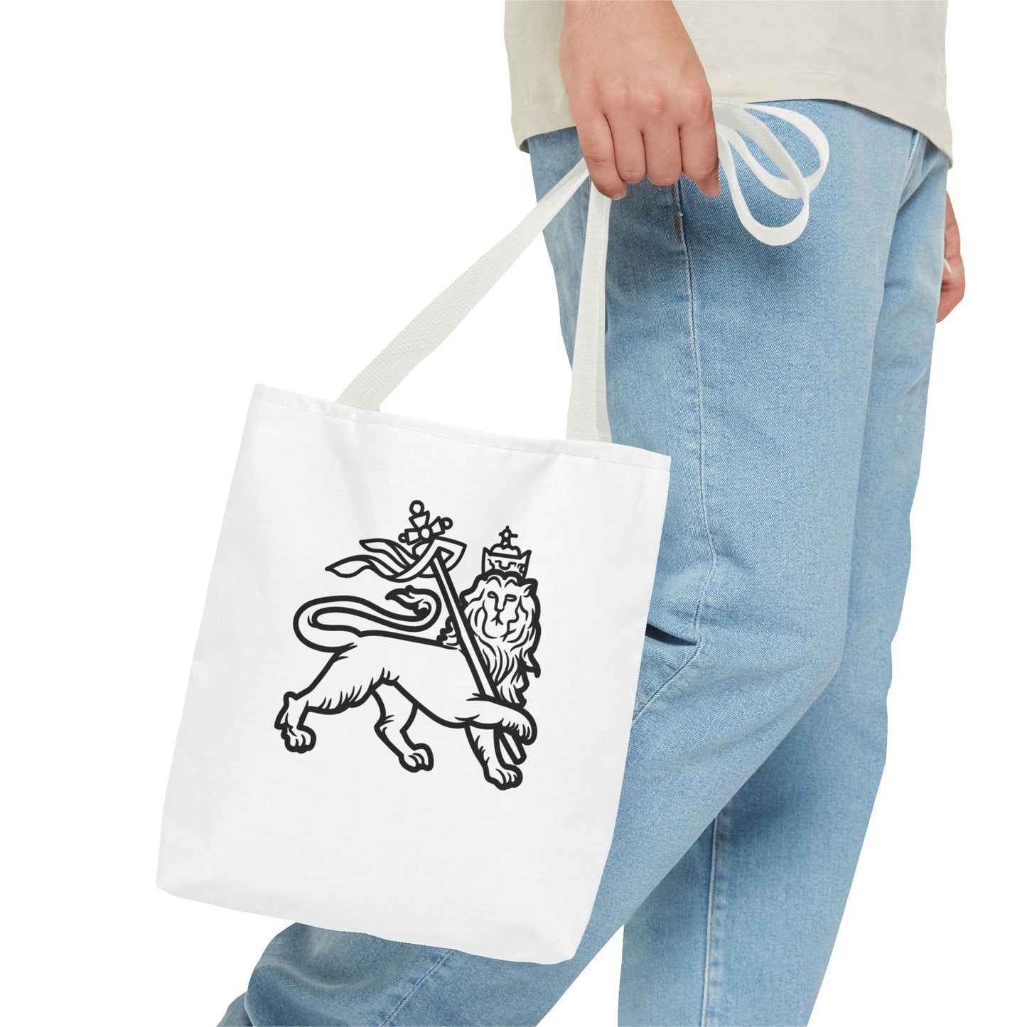 Shield & Lion of Judah Heartware Symbols Tote Bag