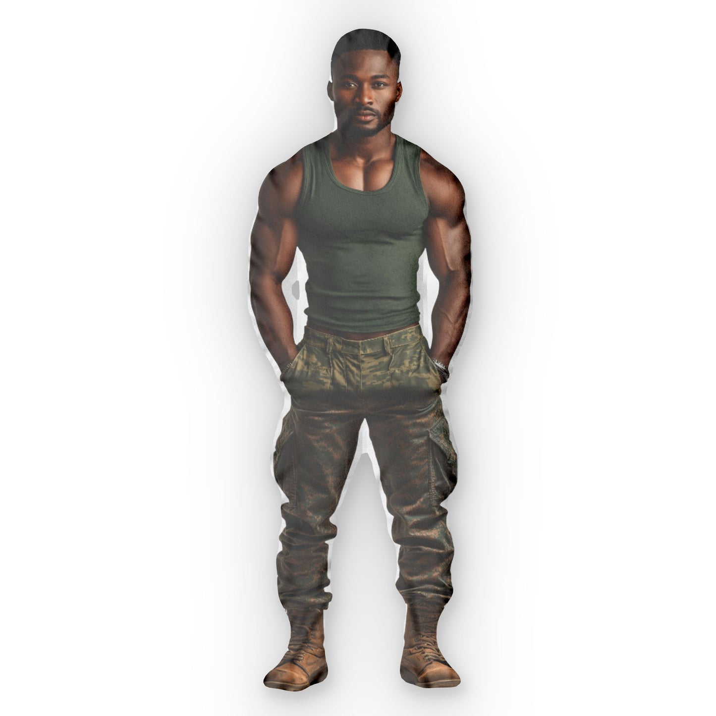 Future Self - The Physically Fit Me (upload current photo) - Custom Shaped Pillows