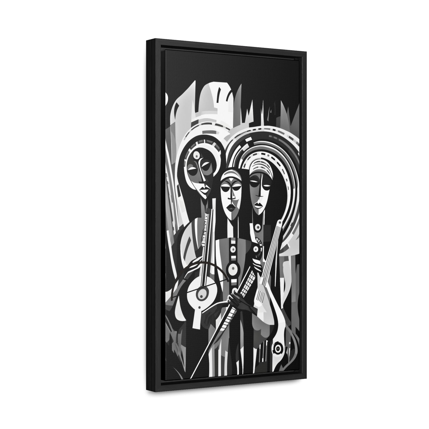 The Masinko Maestro - Framed Canvas b&w Wall Art
