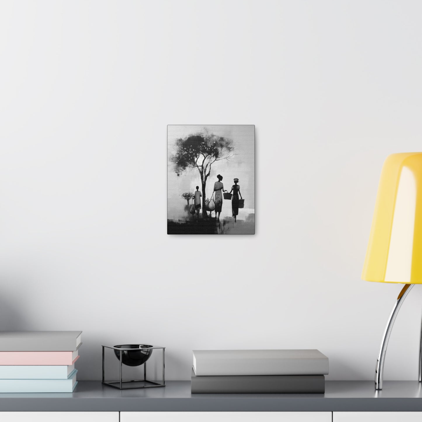 Baskets of Bond and Grace - Canvas b&w Wall Art