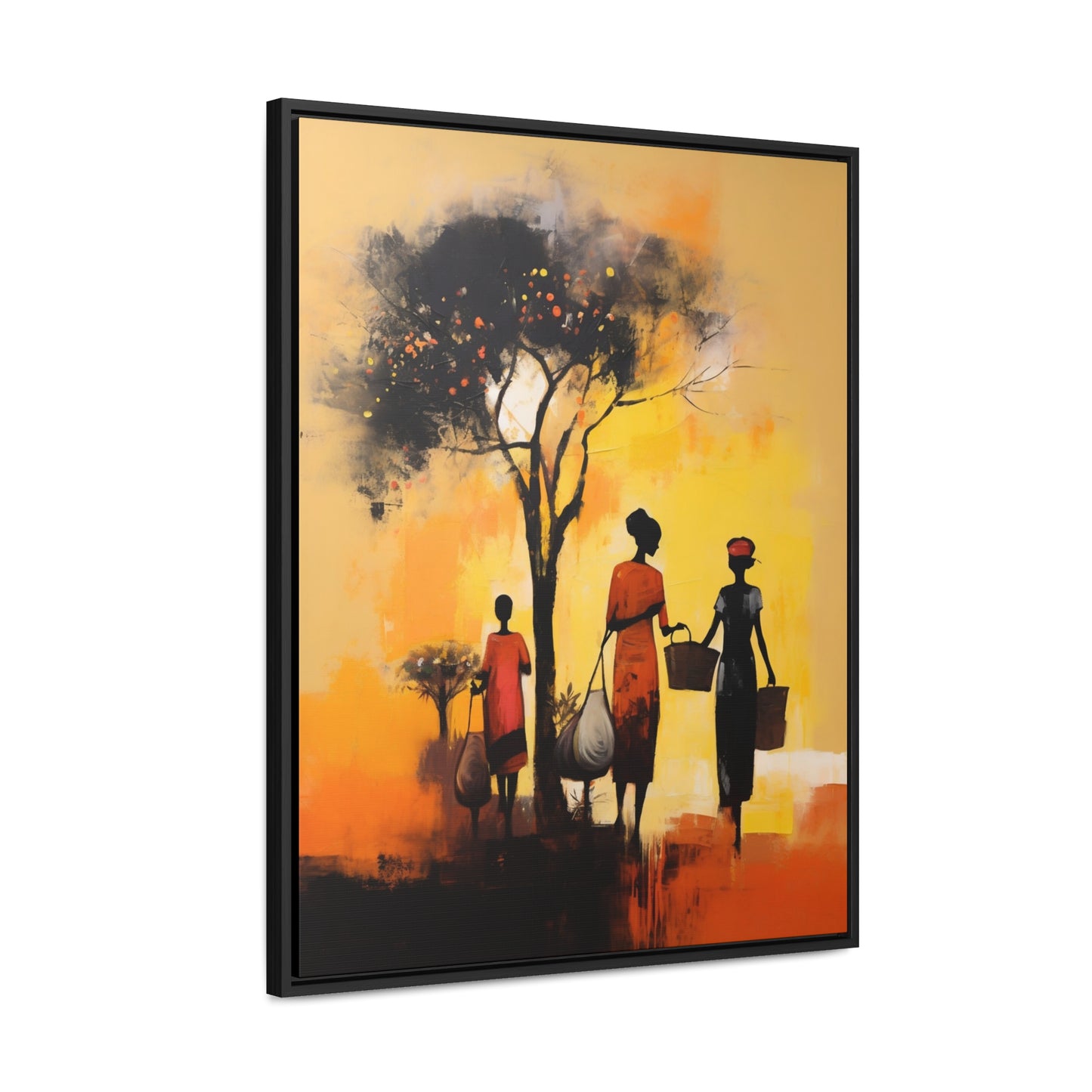 Baskets of Bond and Grace - Framed Canvas Wall Art
