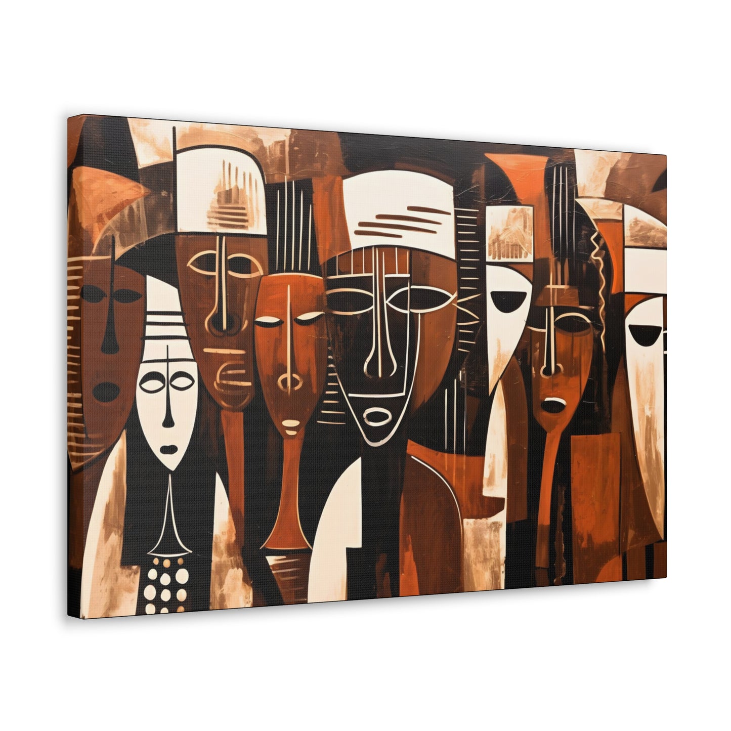 Ancestral Legacy on Ethnic Guise - Canvas Wall Art