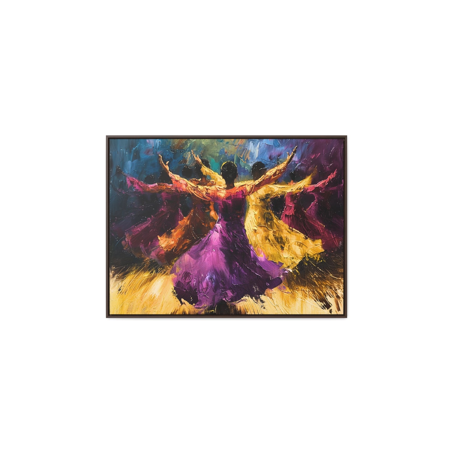 Hearts Wide and Lifted - Framed Canvas Wall Art
