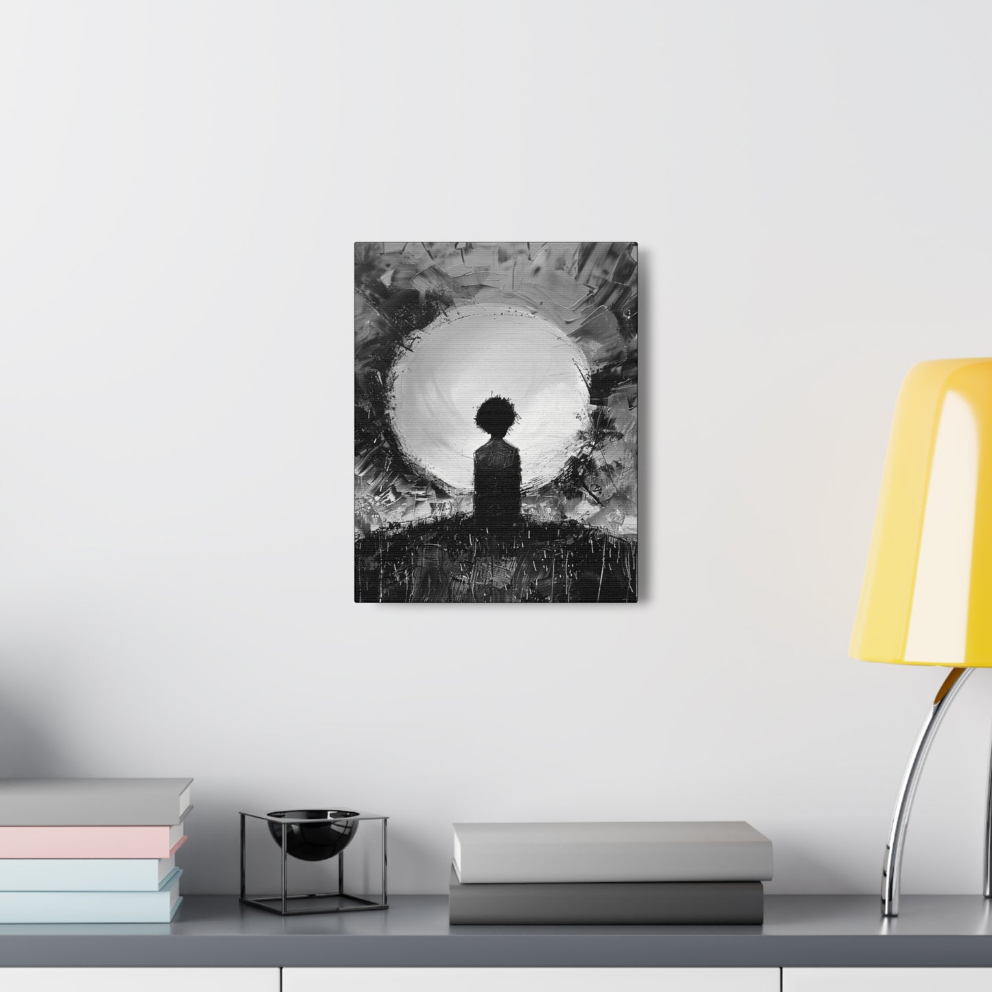 A Dawn of Promise - Canvas b&w Wall Art
