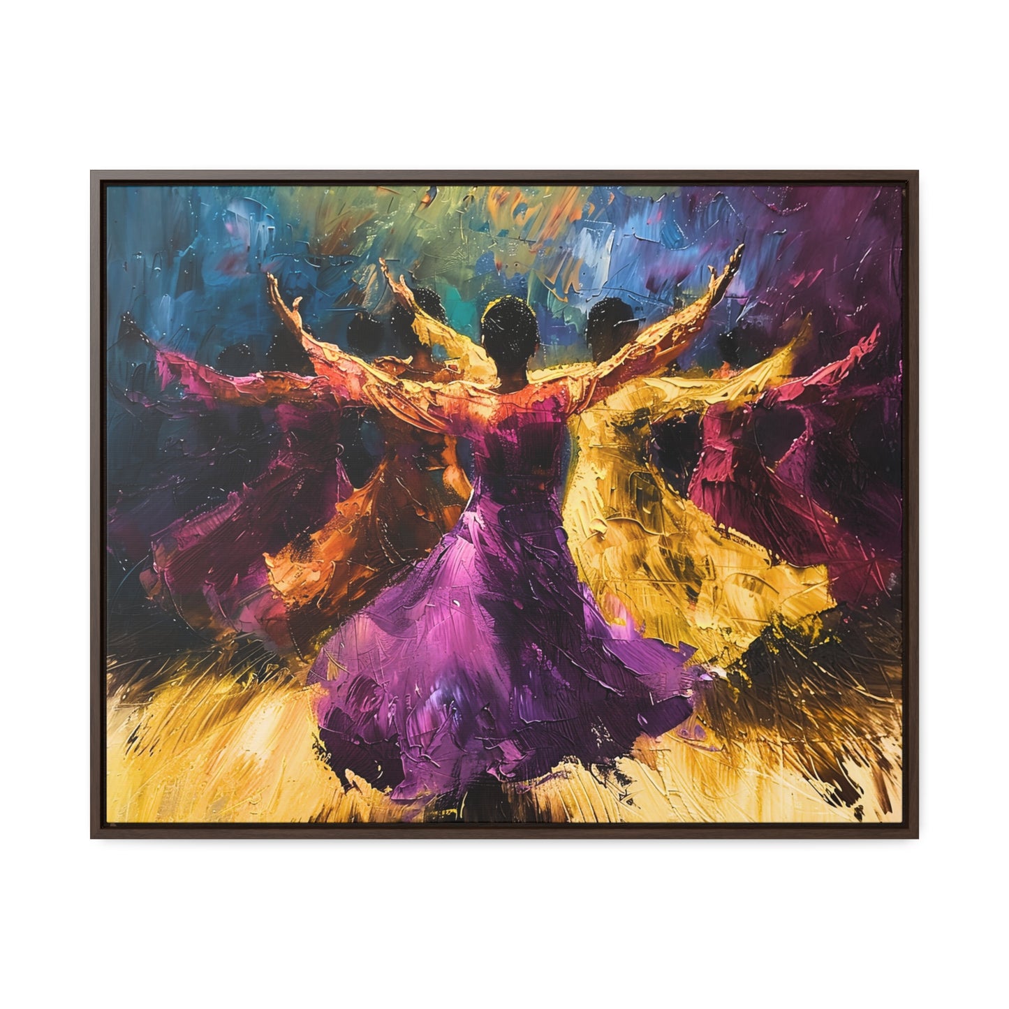 Hearts Wide and Lifted - Framed Canvas Wall Art