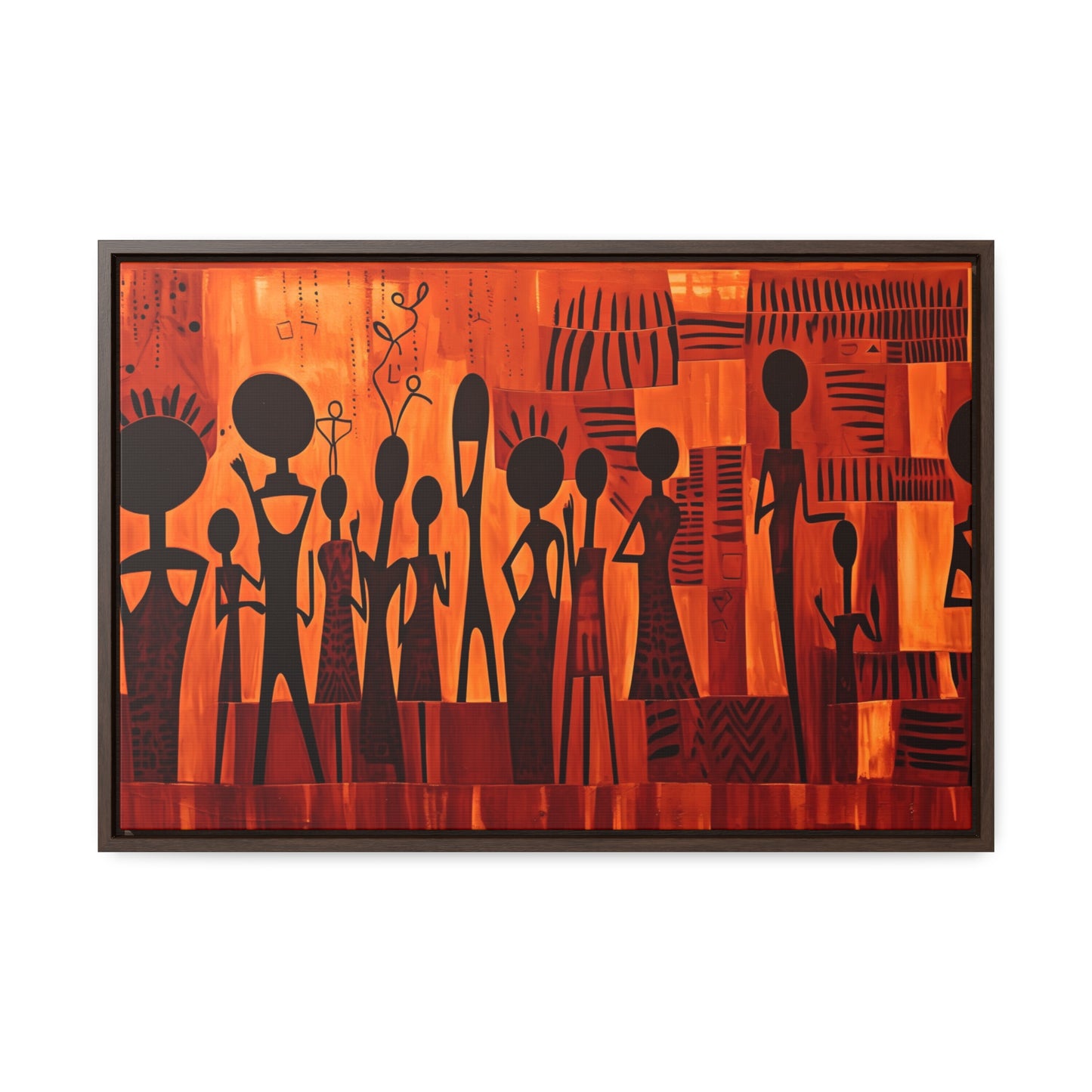 Harmony Unveiled - Framed Canvas Wall Art