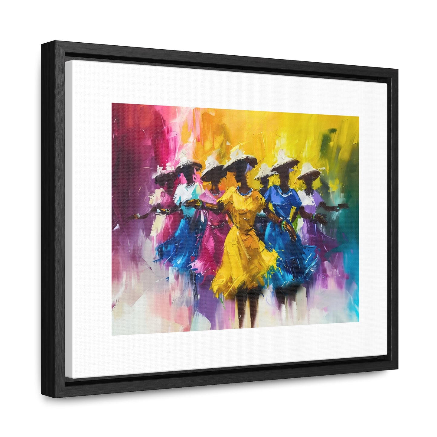 Rhythms of Joy - Framed Canvas Wall Art