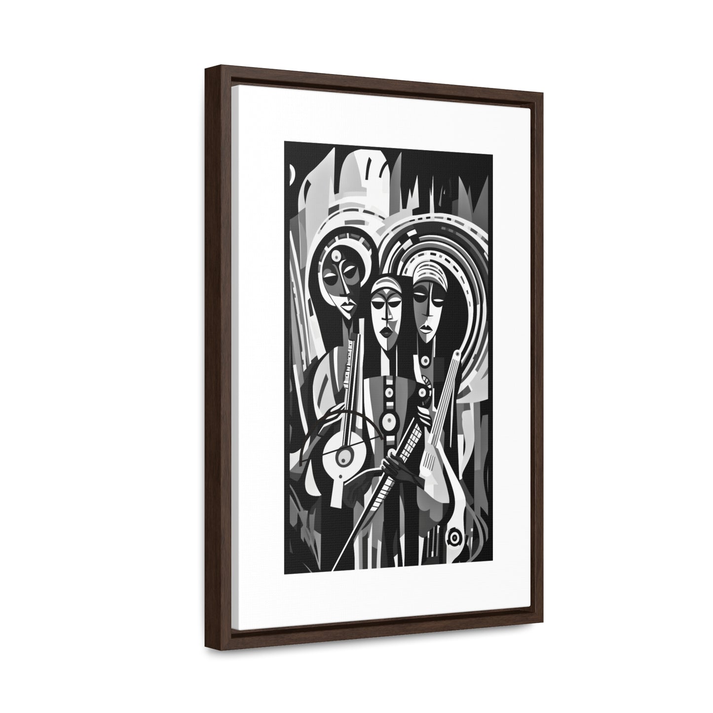 The Masinko Maestro - Framed Canvas b&w Wall Art