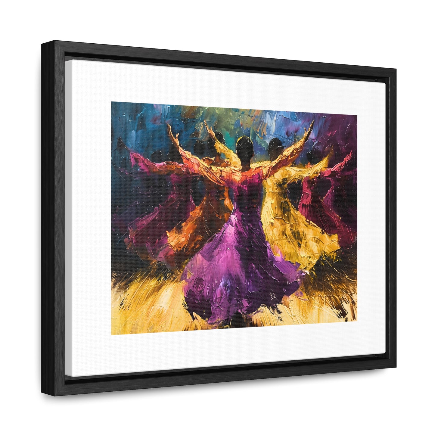 Hearts Wide and Lifted - Framed Canvas Wall Art