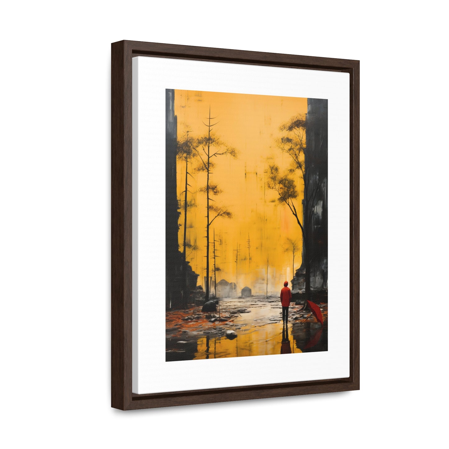 Unveiling the Sky - Framed Canvas Wall Art