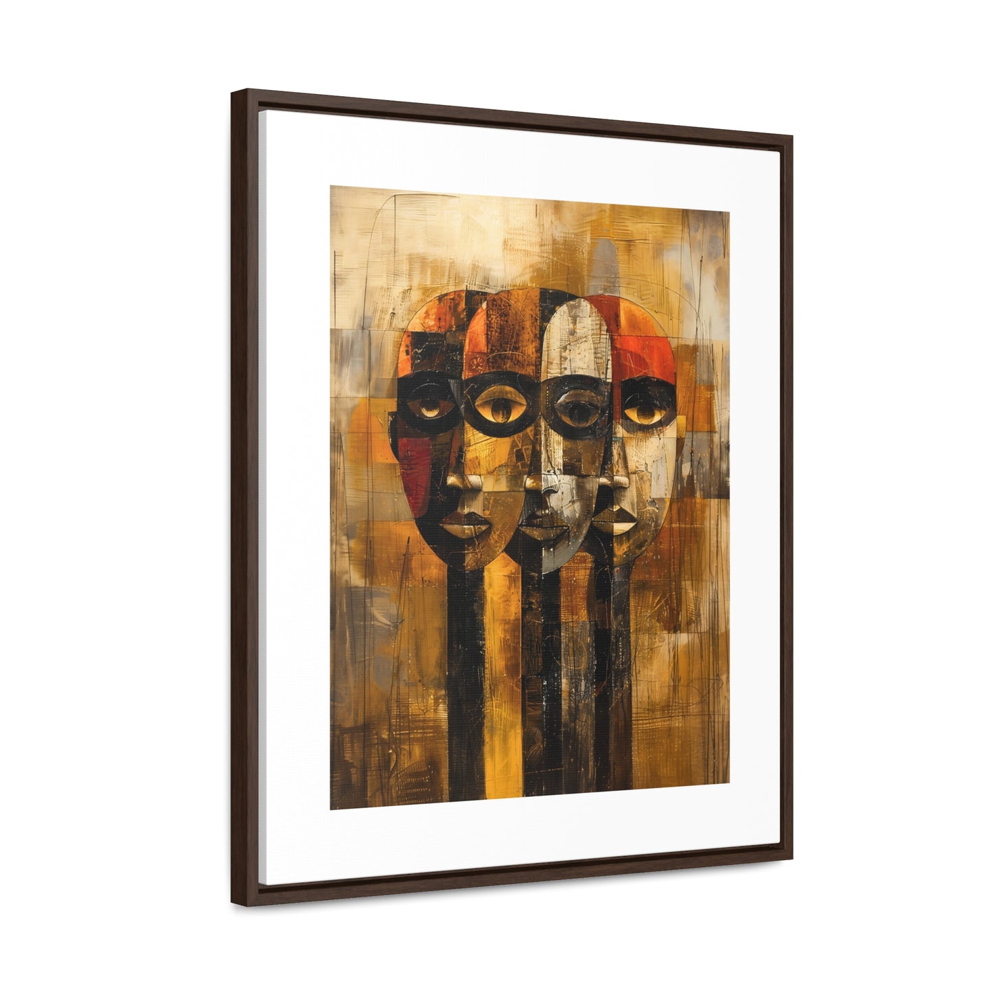 Beneath the Veil - Framed Canvas Wall Art