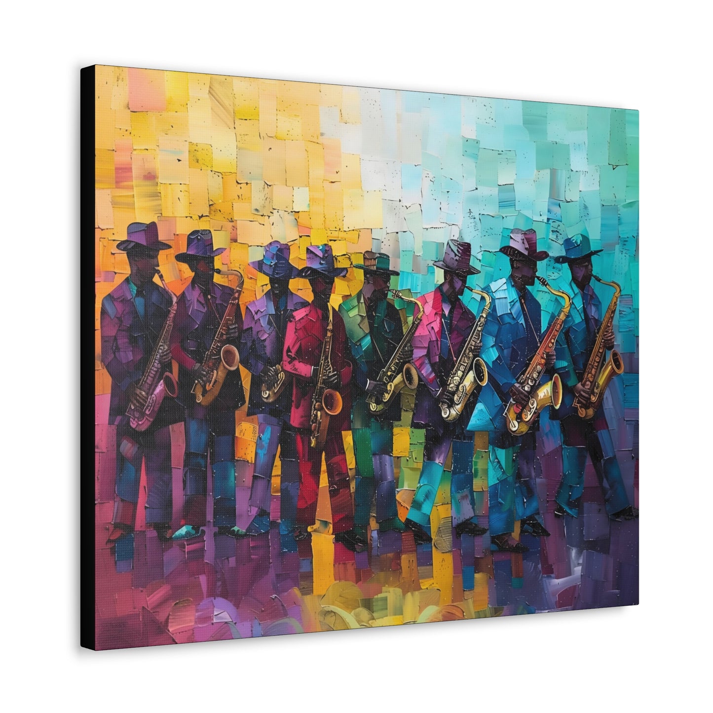 Sax Clan Harmony - Canvas Wall Art