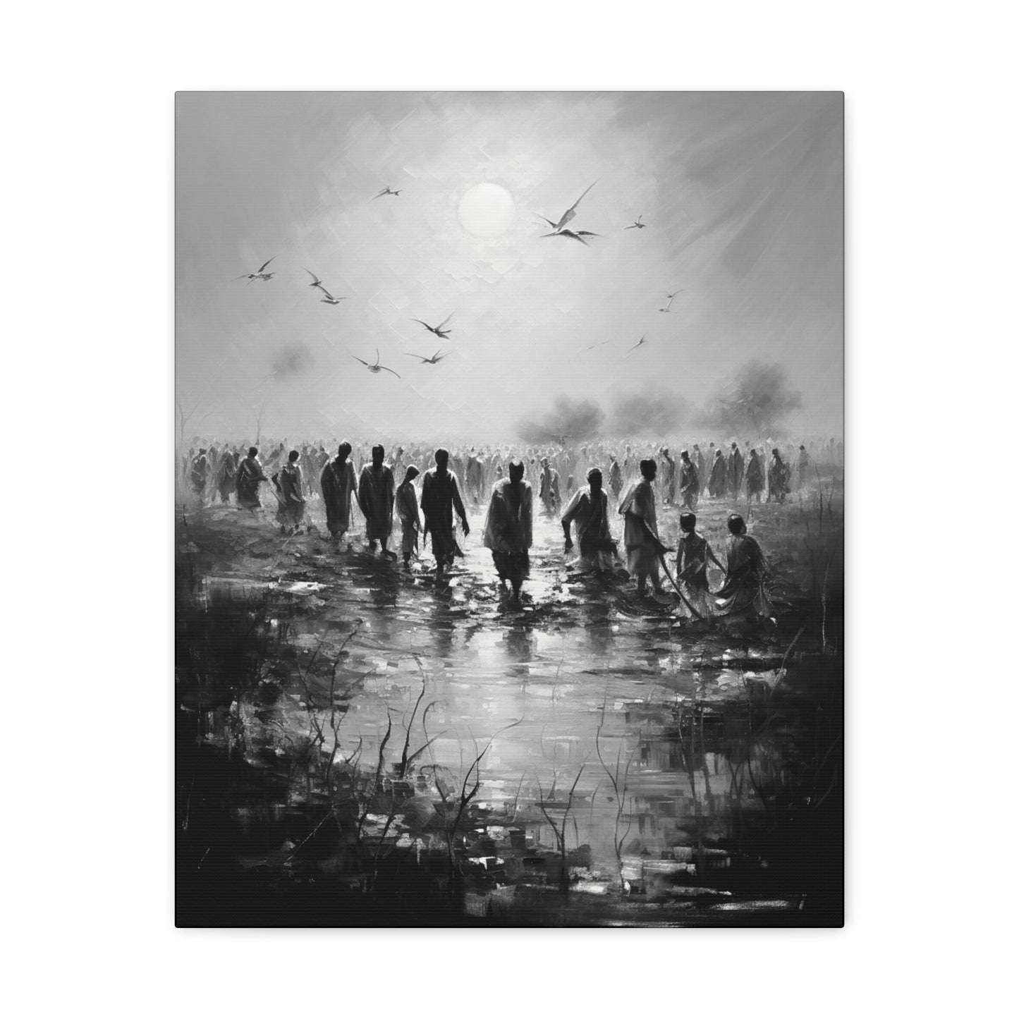 Exodus - Canvas b&w Wall Art