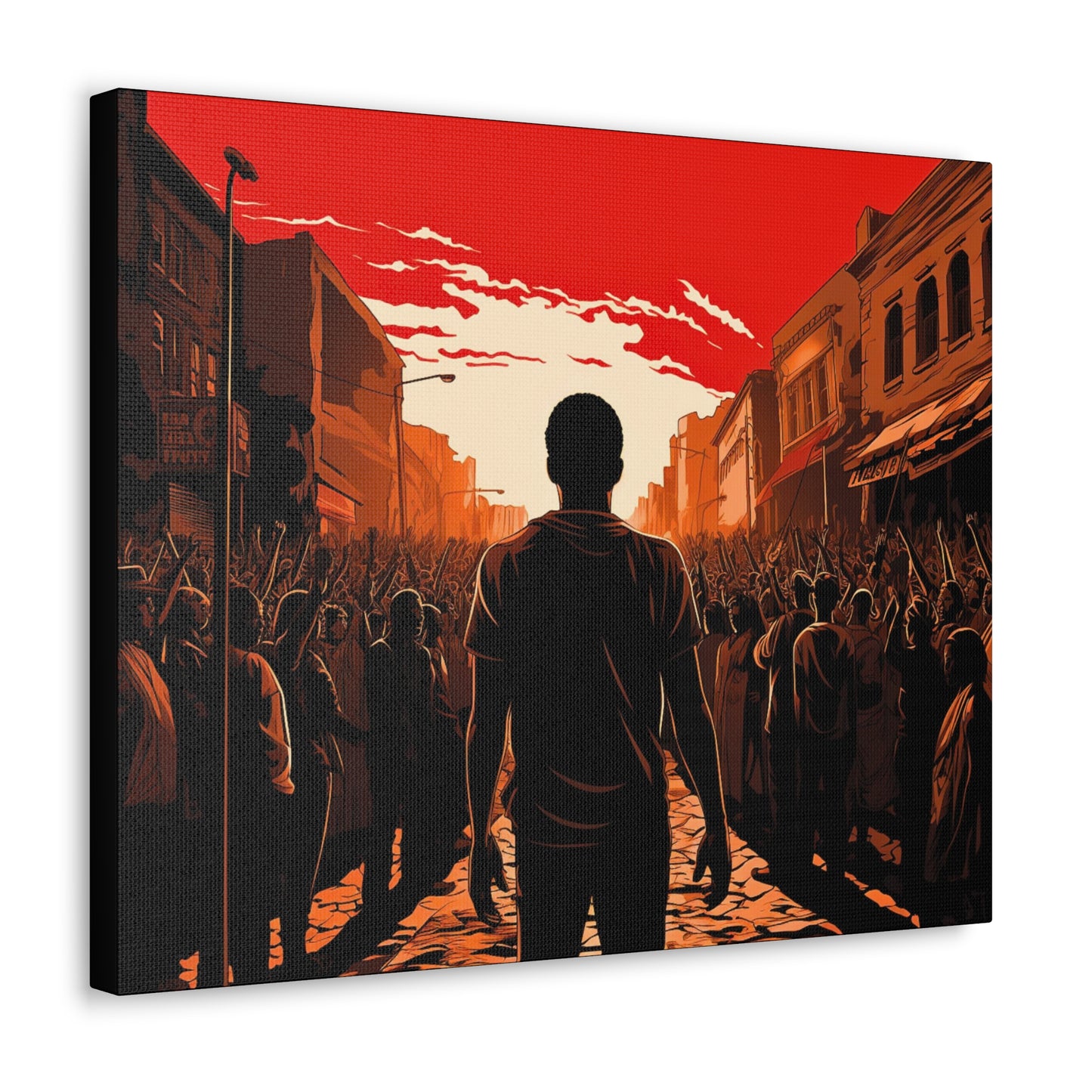 ሳይደፈርስ አይጠራም - Canvas Wall Art