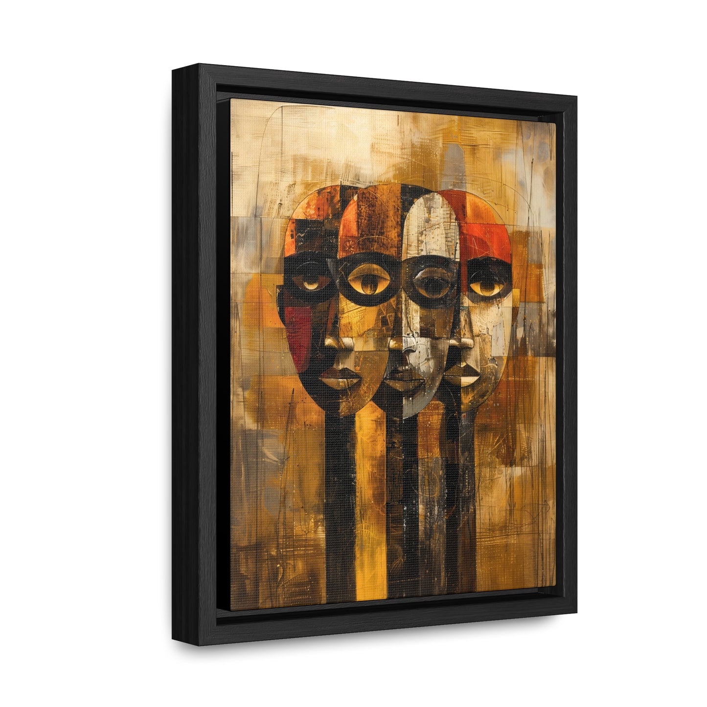 Beneath the Veil - Framed Canvas Wall Art