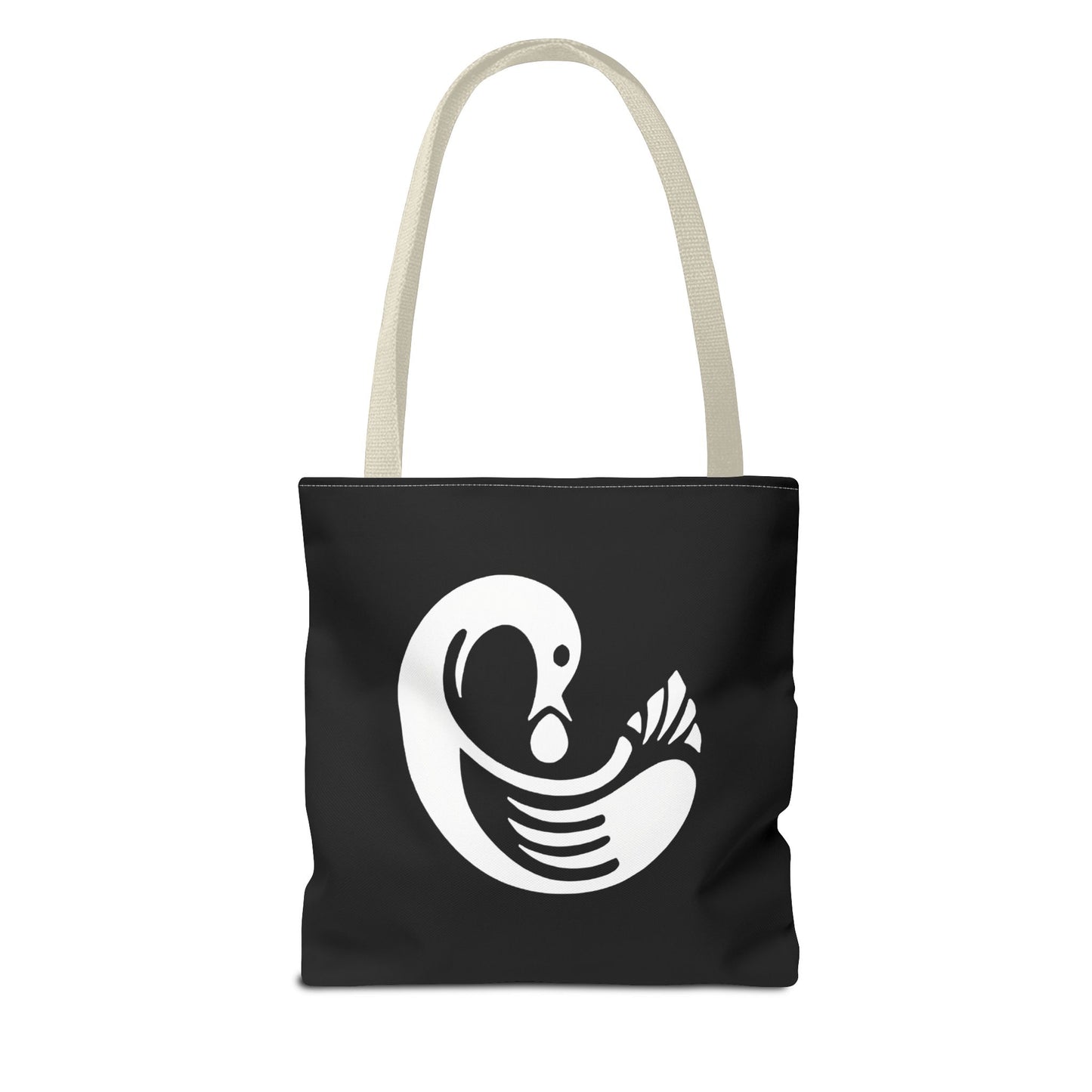 Sankofa & Yin Yang Heartware Symbols Tote Bag