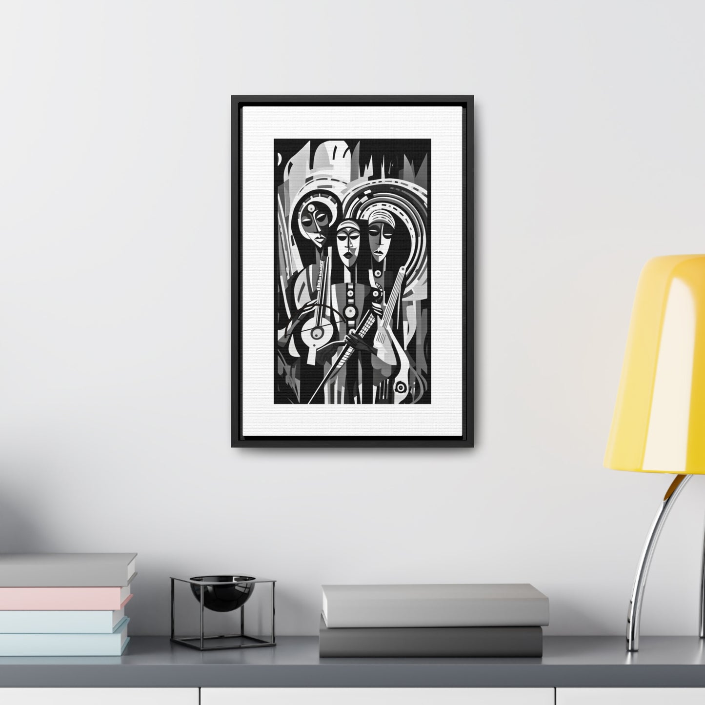 The Masinko Maestro - Framed Canvas b&w Wall Art