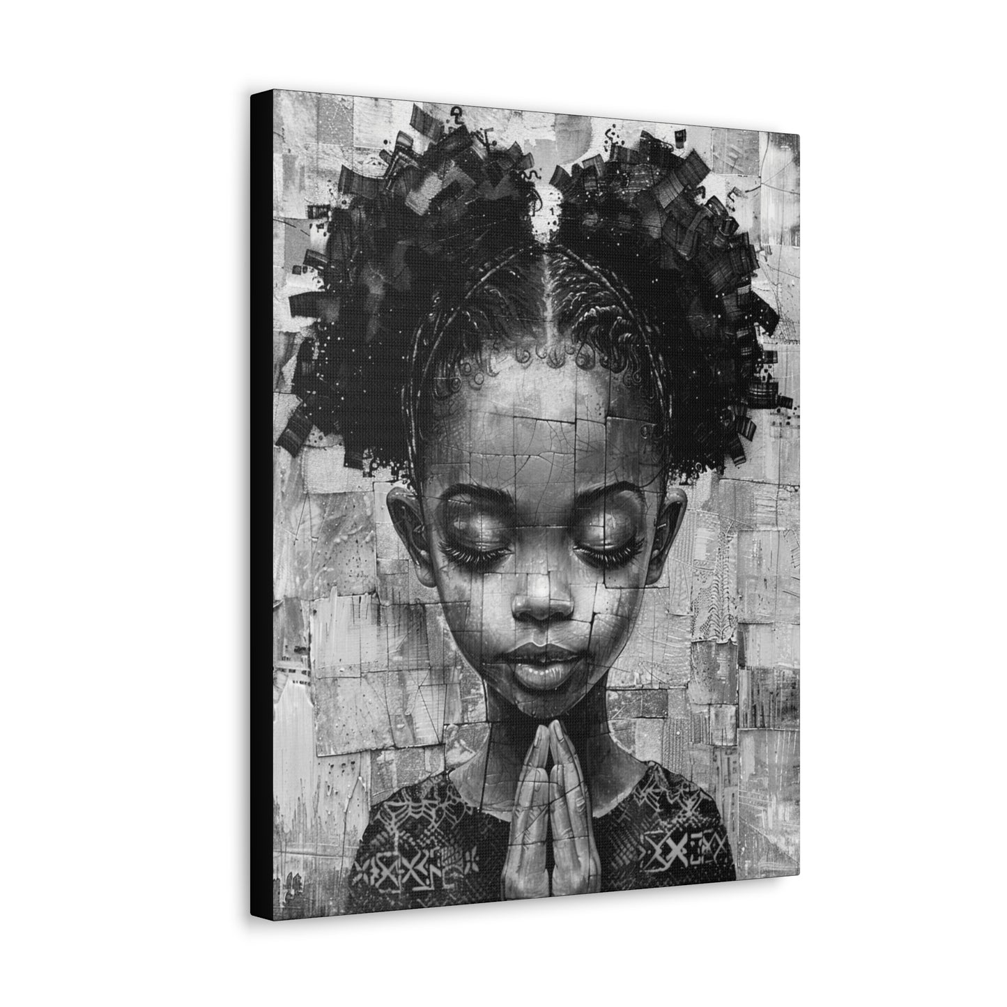 Whispers of Hope - Canvas b&w Wall Art