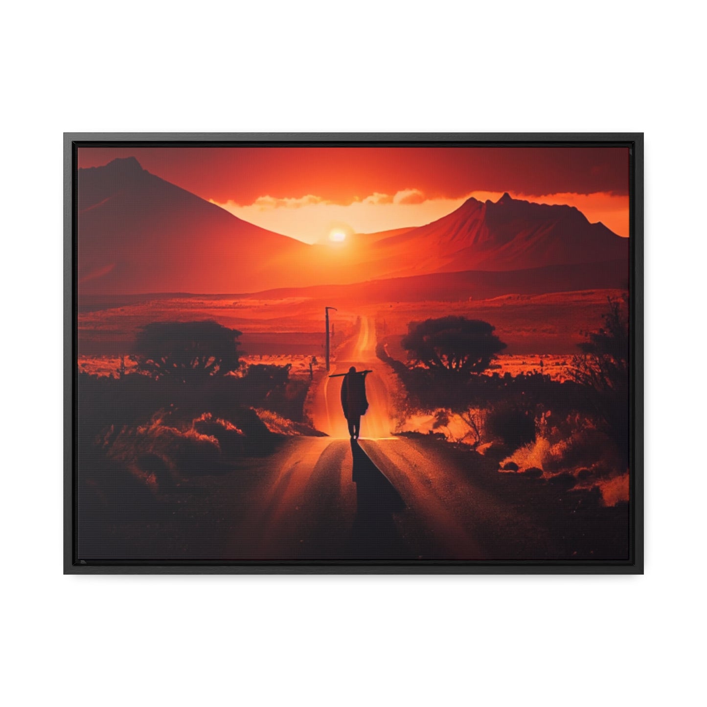 "Not without purpose" - Framed Canvas Wall Art