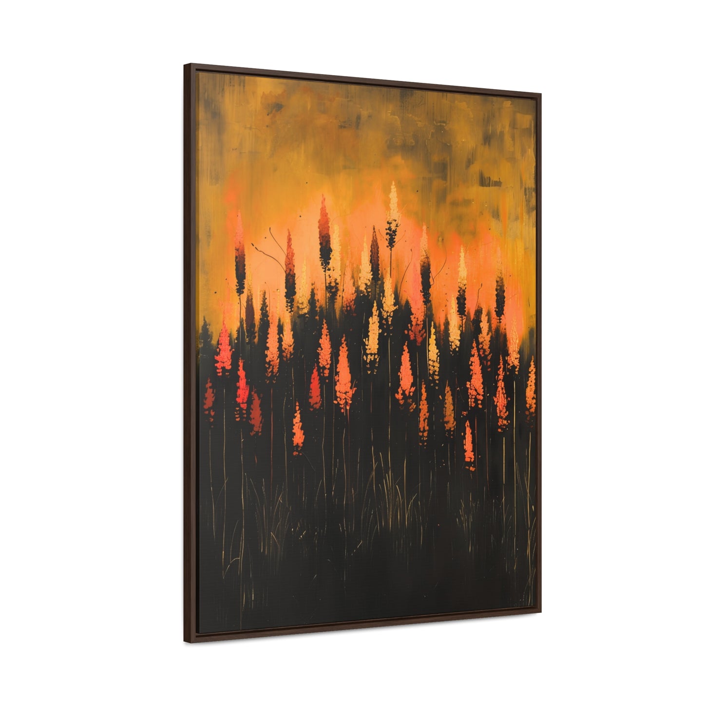 The Calm Before the Bloom - Framed Canvas Wall Art
