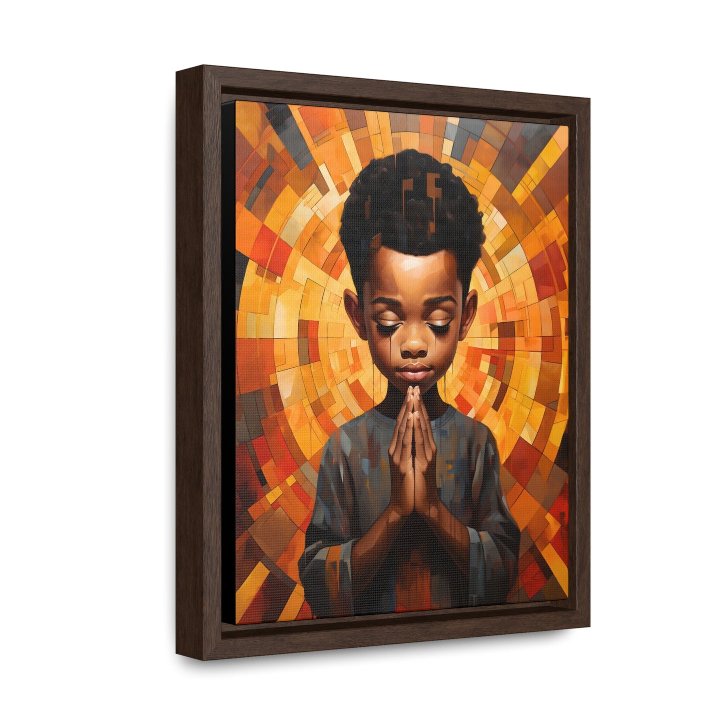 Radiance of Grace - Framed Canvas Wall Art