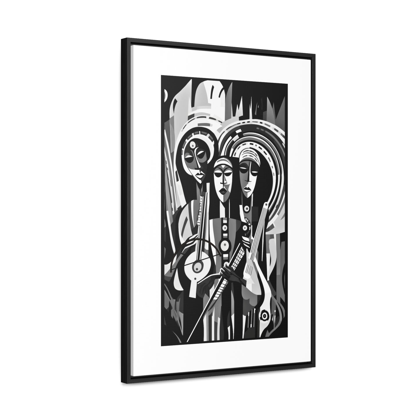 The Masinko Maestro - Framed Canvas b&w Wall Art