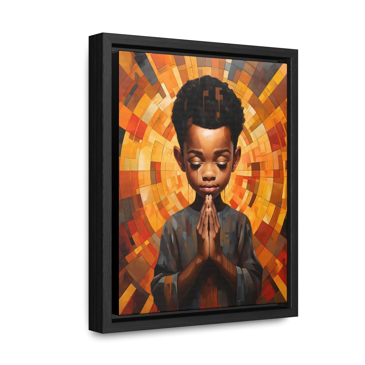 Radiance of Grace - Framed Canvas Wall Art