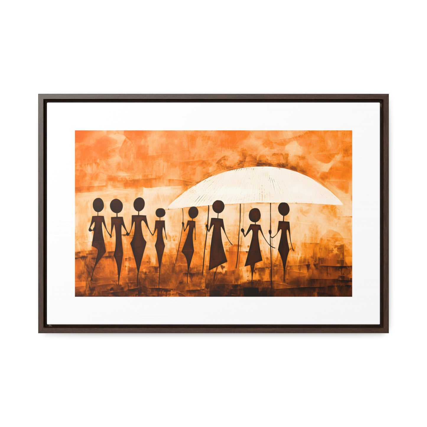 ስንቅ's Divine Design - Framed Canvas Wall Art