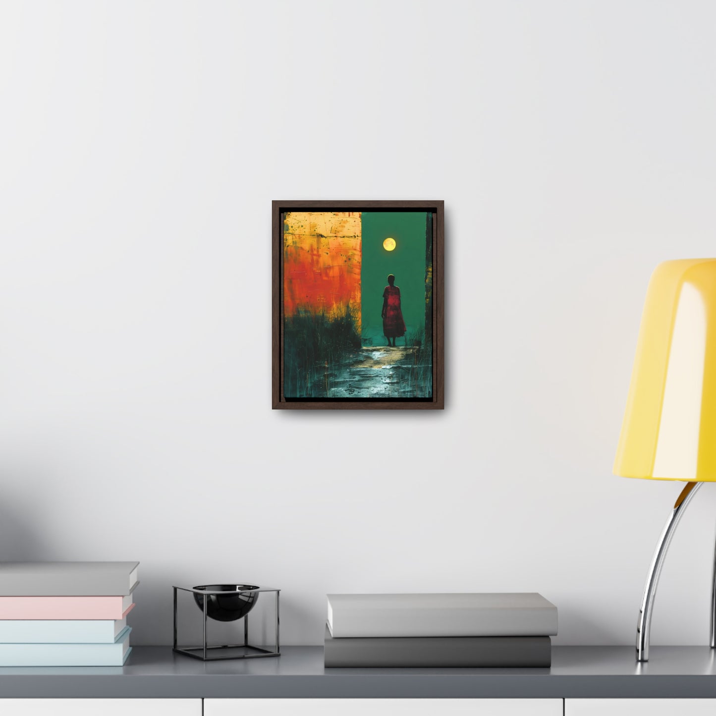 Turned the Corner - Framed Canvas Wall Art
