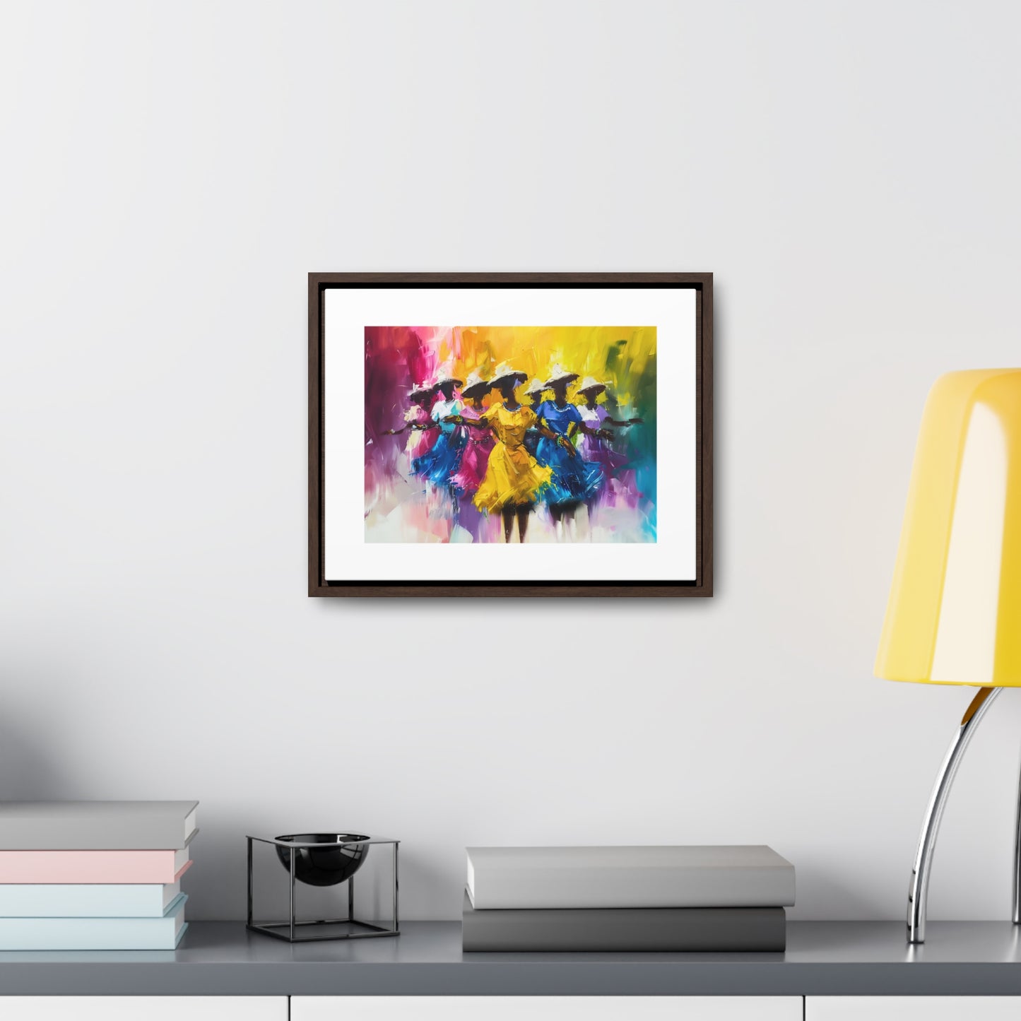Rhythms of Joy - Framed Canvas Wall Art