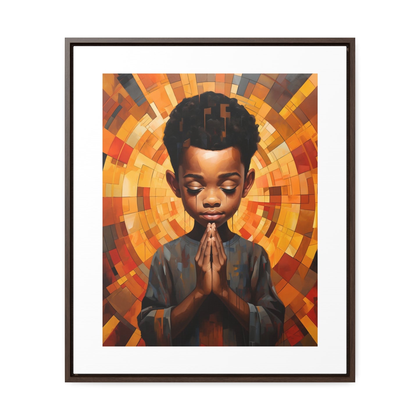 Radiance of Grace - Framed Canvas Wall Art