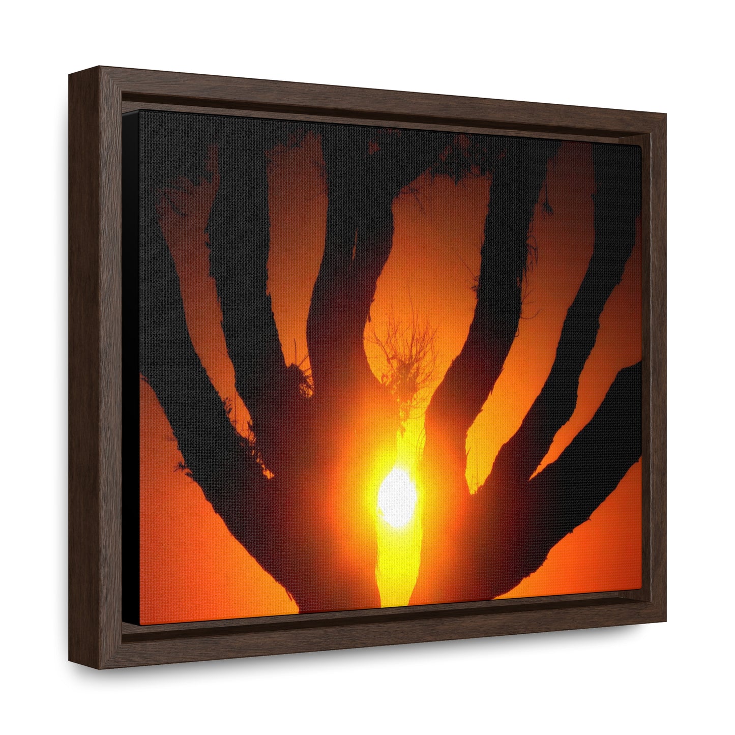 De-Light in the Heart of the Soul - Framed Canvas Photography