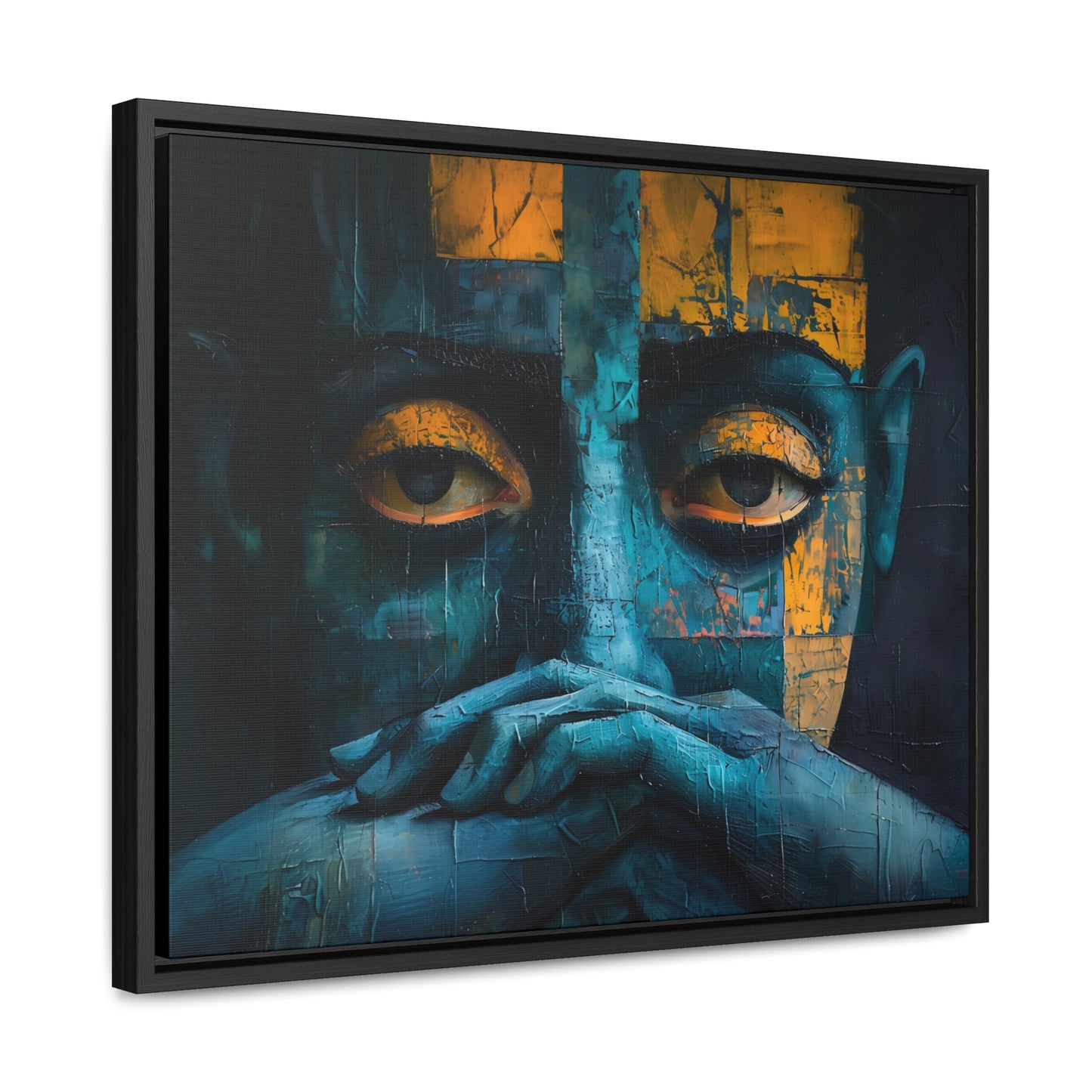 Silent Contemplation - Framed Canvas Wall Art