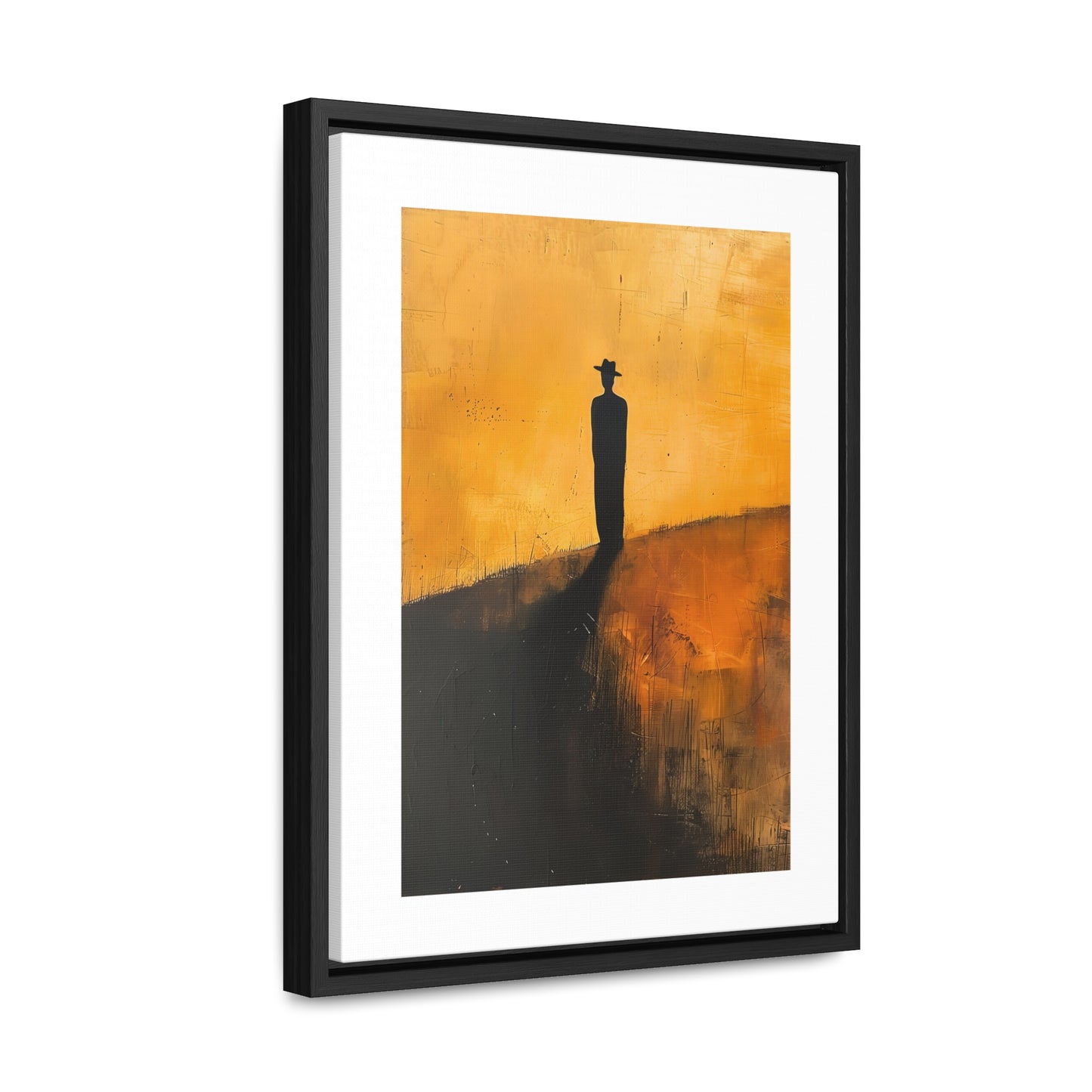 Alone, not Lonely - Framed Canvas Wall Art