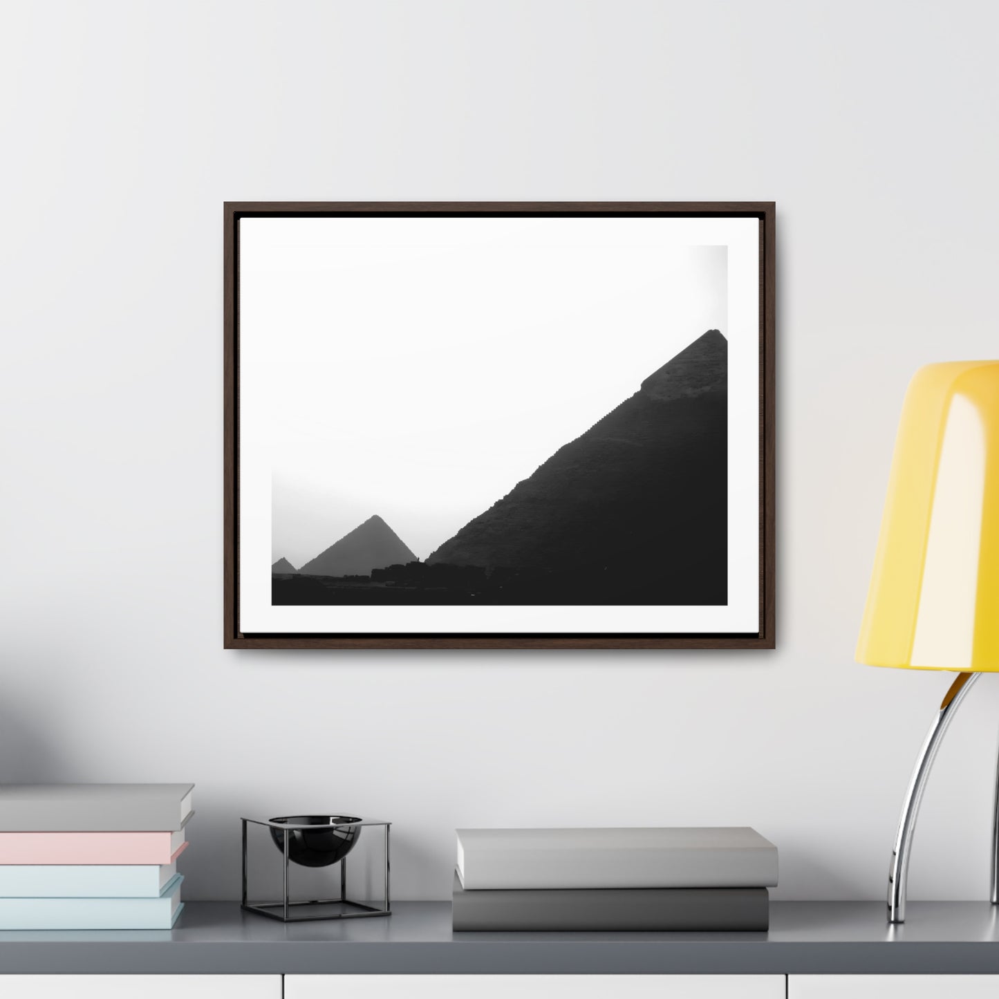 Timeless Echoes - Framed Canvas Photography b&w